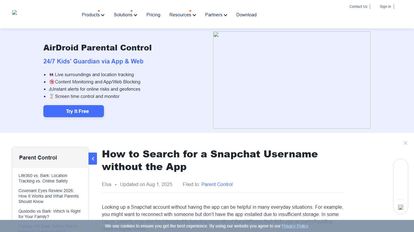 How to Search for a Snapchat Username without the App